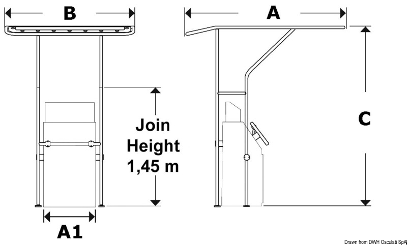 T-Top aus Aluminium