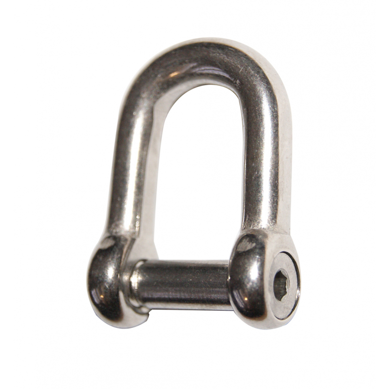 AISI 316 S.S.  D-SHACKLES Ø MM.12