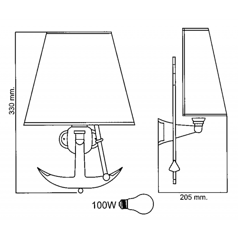 LAMPE MIT ANKER