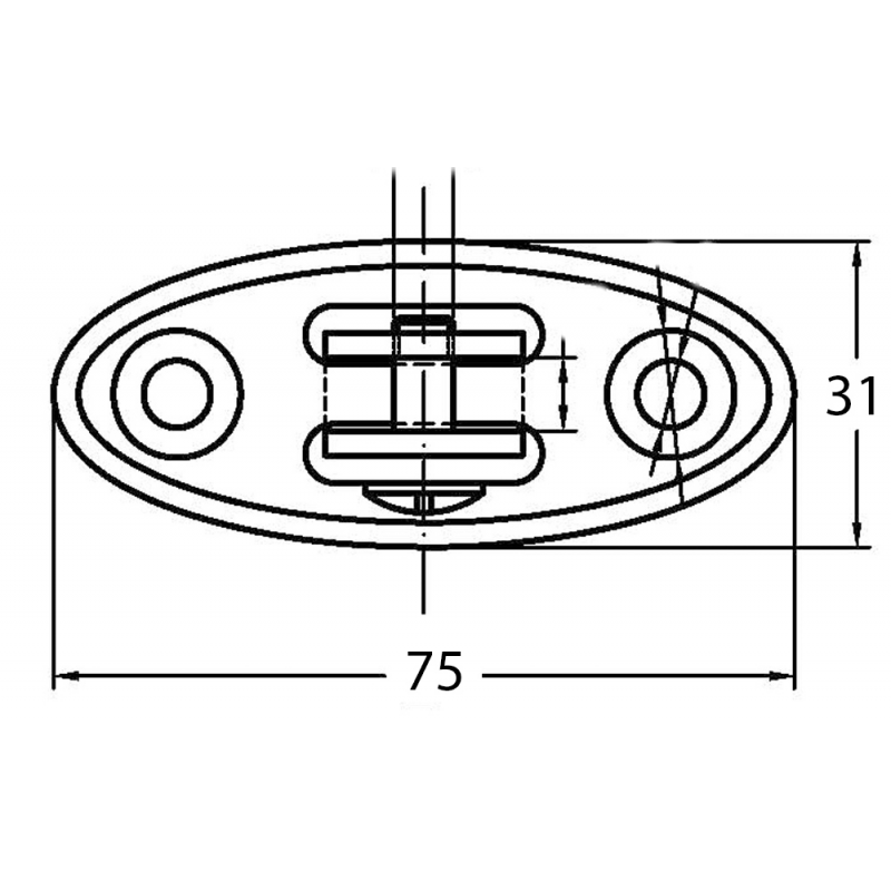 GABELHALTER ROHRGELENK 180°