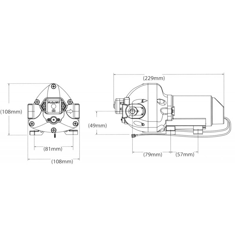 AUTOKLAVFLOJET 11LT. 12V. 25PSI