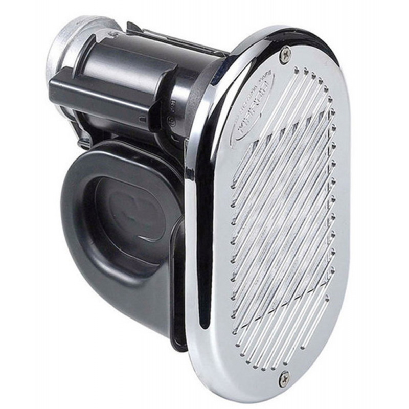 BUILT-IN AIR HORN WITH CHROMATED GRILL