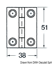 Scharniere, 1,7 mm