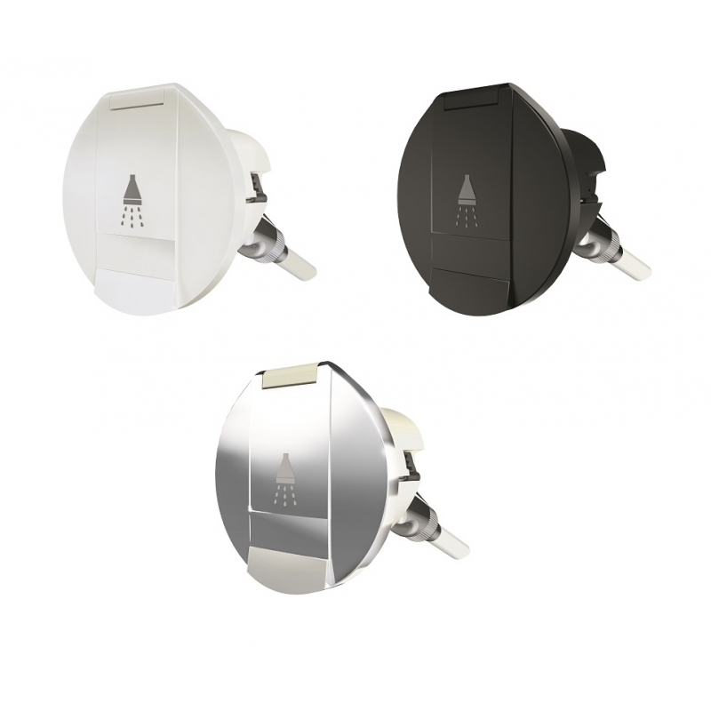 BLACK NICHE WITH HAND SHOWER