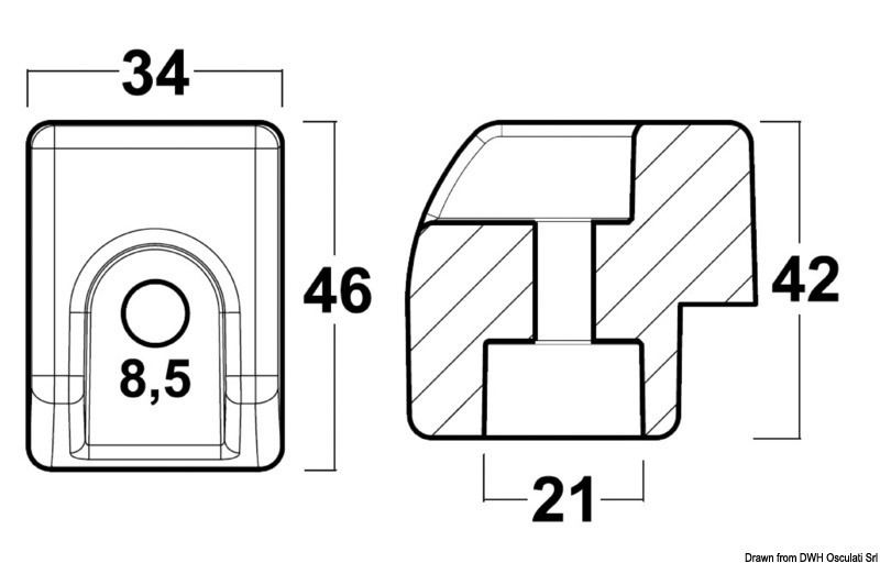 Johnson / Evinrude G2 Anoden - Serie 200-300