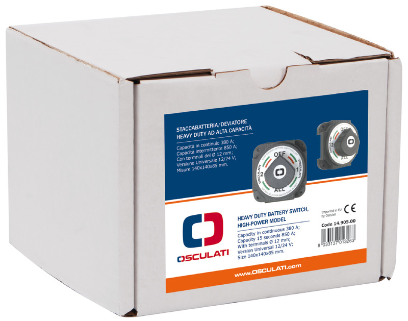 Batteriehauptschalter/Umwandler Heavy Duty, hohe Belastbarkeit