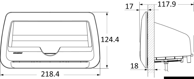Wasserdichtes ROKK Wireless Cove LED-Ladegerät - 10 W