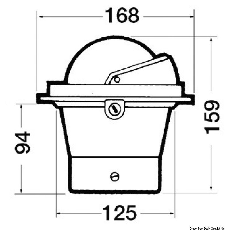 RIVIERA 4" Kompass, Einbaumodell