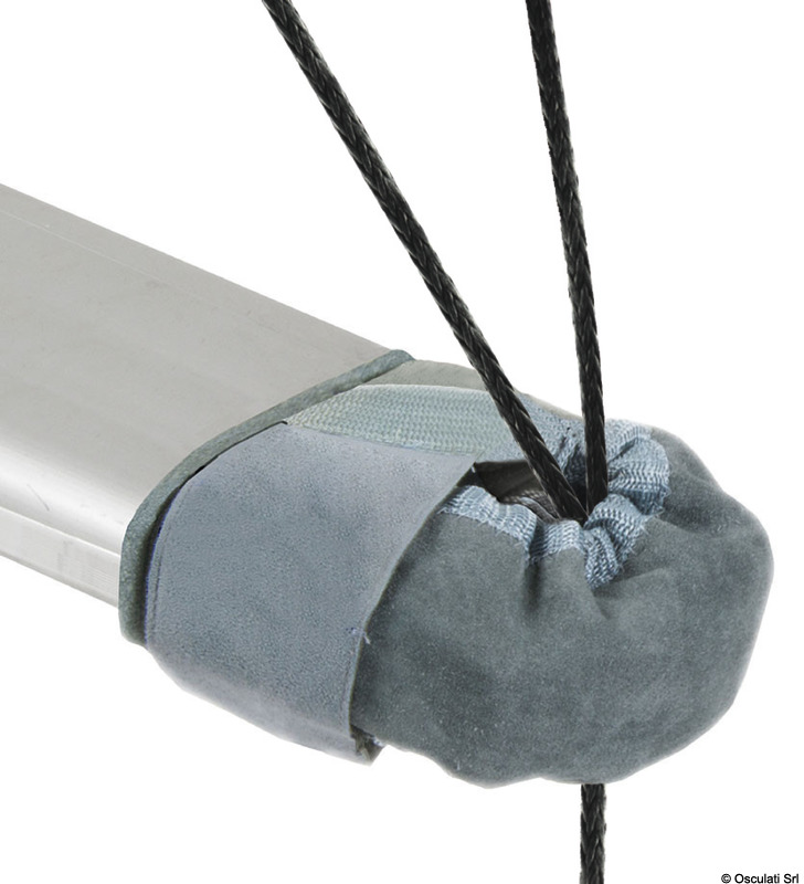 Nockschoner aus Leder und Neopren