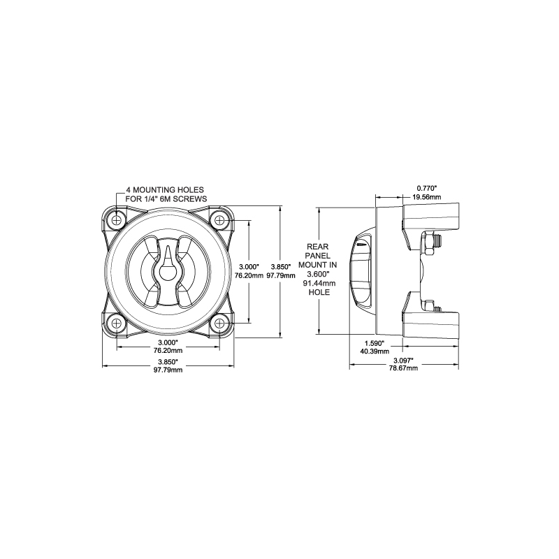 BATTERY SWITCHES 0-1-2