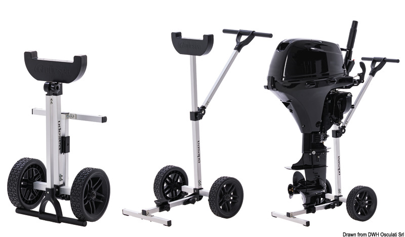 Motorständer ODESEA TX-65 mit Rädern und faltbar