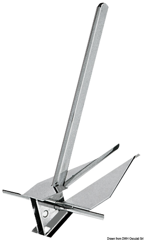 DANFORTH Anker aus AISI 316
