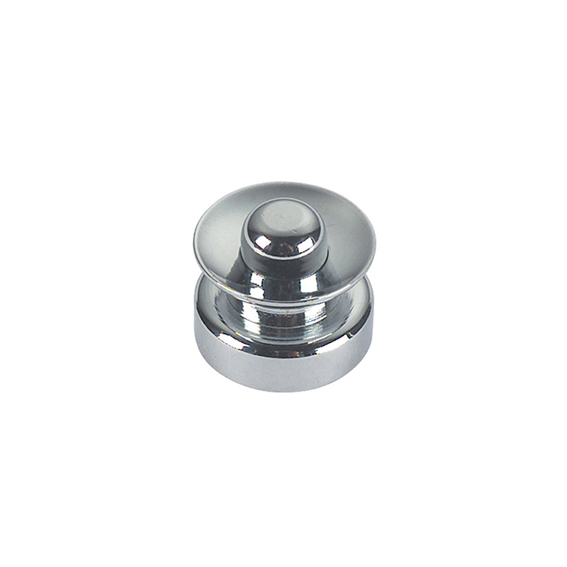DRUCKKNOPF VERCHROMTE MESSING