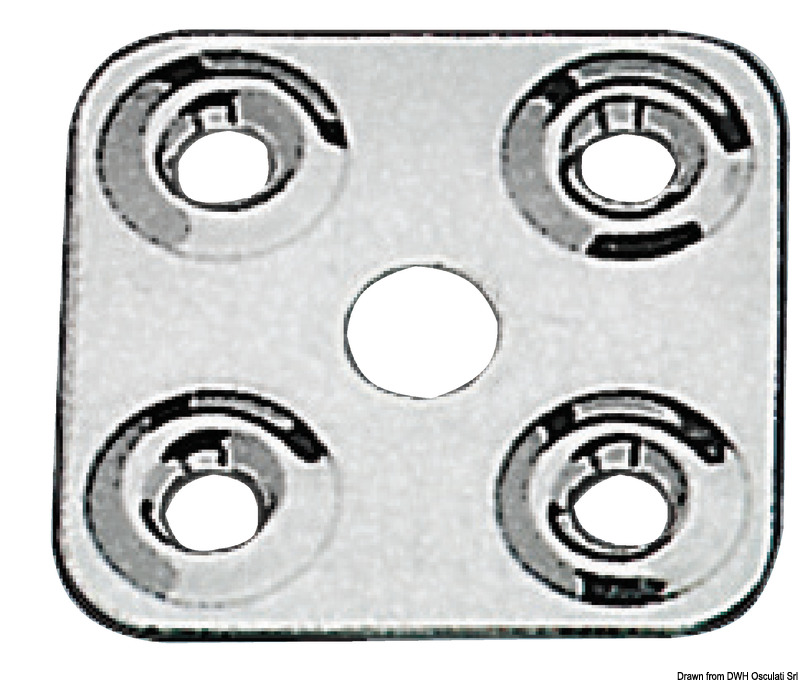 Feste Edelstahlplatte AISI 316