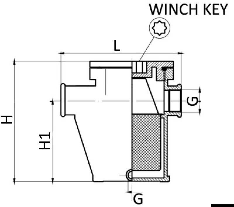 Wasserreinigungsfilter aus vernickeltem Messing für Motorkühlung