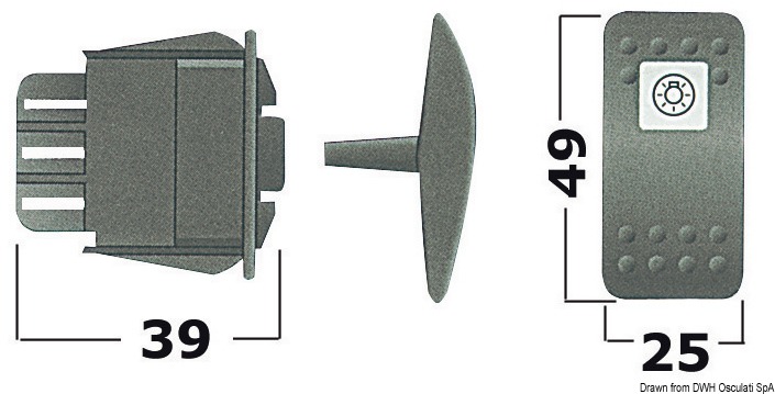 CARLING SWITCH Schalter Contura II