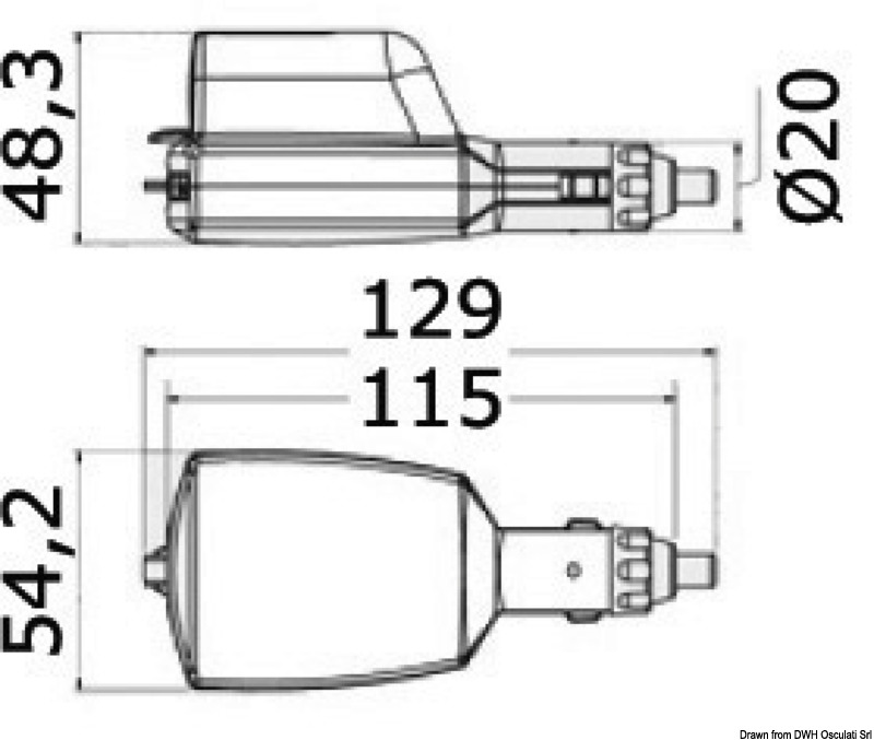 Doppel-USB + mikro USB + Stormbuchse 8 A