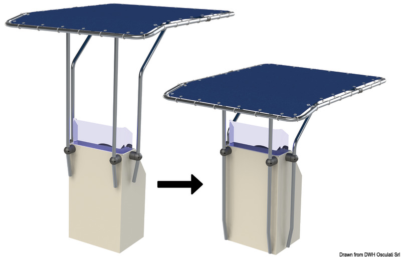 Einziehbares T-TOP aus Aluminium