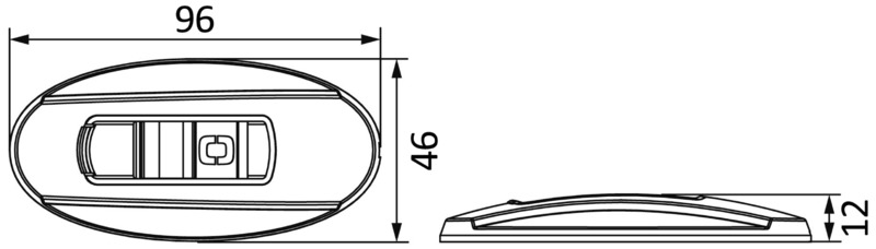 LED Navigationslichter Nemo zur Einbaumontage.