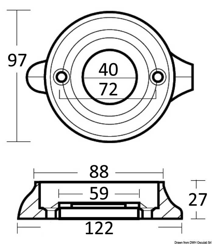 Ringanode für Sail Drive