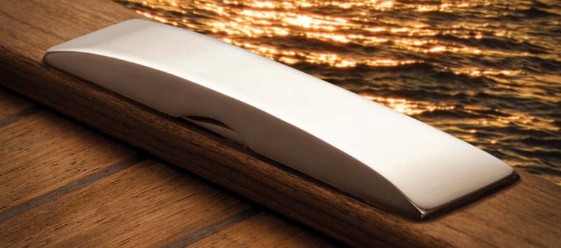 Extrem flache, versenkbare Klampe des Typs Flat