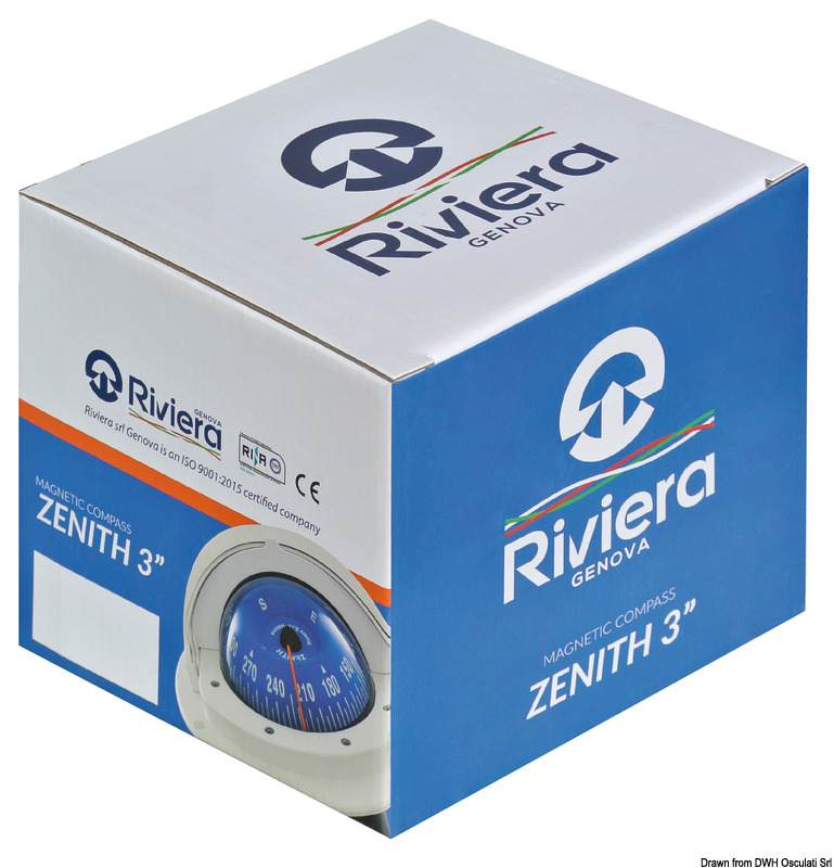 Einbaukompasse RIVIERA Zenith SLIM 3”