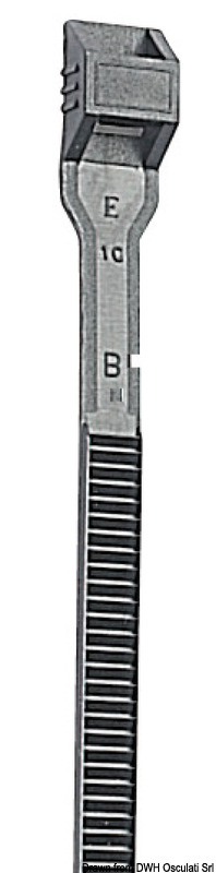 Flachkopf-Binder aus Technopolymer Belturing Plus mit hoher Festigkeit