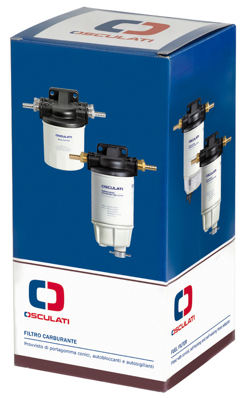 Benzin-/Dieselfilter mit Einweg-Filtereinsatz 10 Mikron.