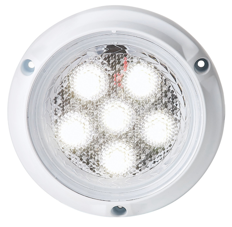Runde LED-Unterwasserleuchte für Rumpf/Heckspiegel 14W