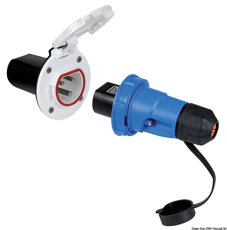 Steckdose und Stecker Cruiser 16A
