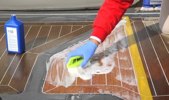 pulizia teak allegrini caddy (1)