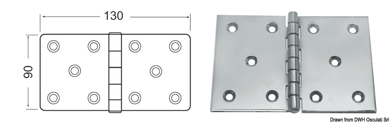 Scharniere, 2,5 mm