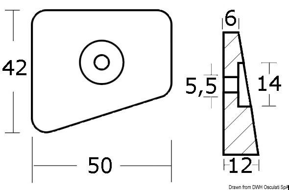 Doppelzinkanode für Johnson/Evinrude