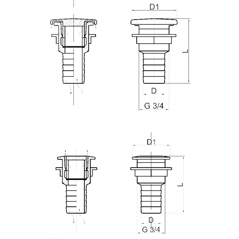 BRASS TANKS VENT