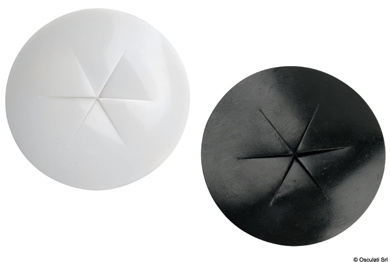 Kabeldurchlassring und Dichtung mit Kreuzschlitz, aus PVC