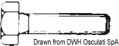 Sechskantschrauben mit durchgehendem Gewinde UNI 5739 DIN 933