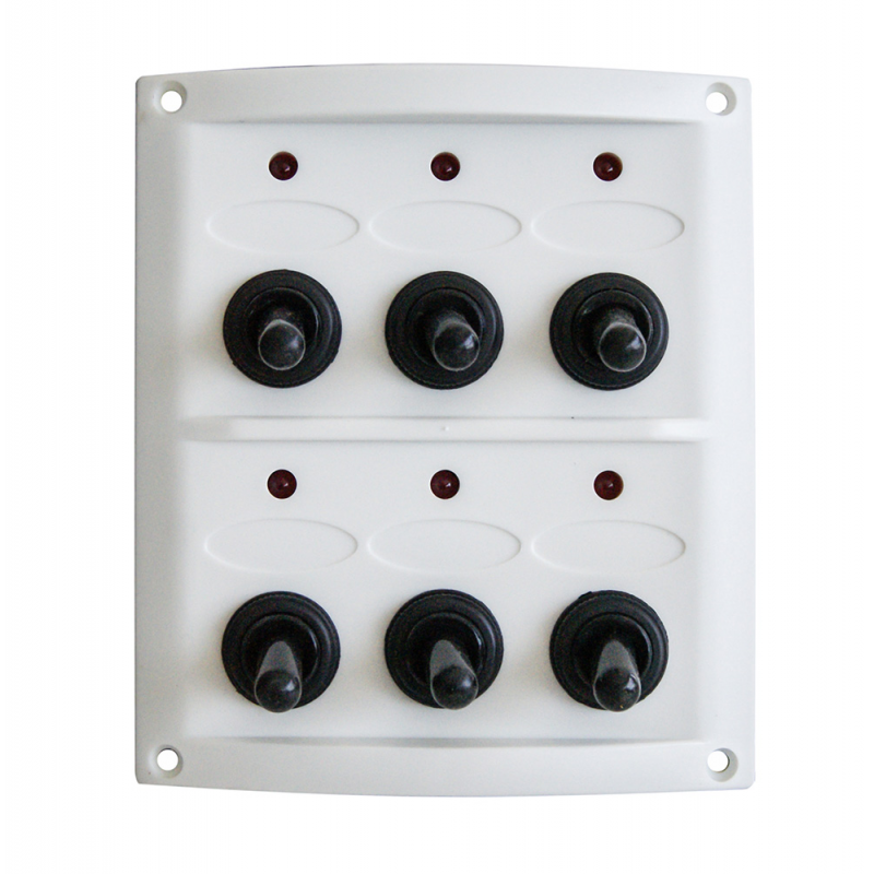ELEKTRISCHE SCHALTTAFEL WEISS 6 SCH.