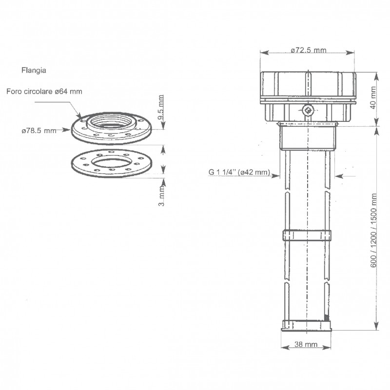 CAPACITIVE SENSOR BLACK WATER