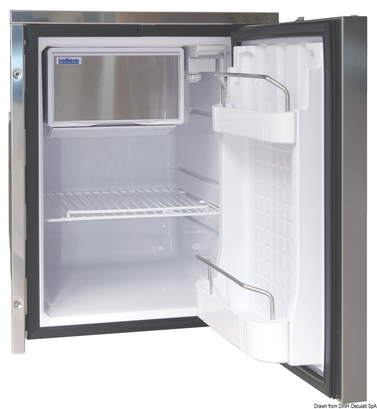 ISOTHERM Kühlschrank mit Clean touch Frontpanel aus Edelstahl