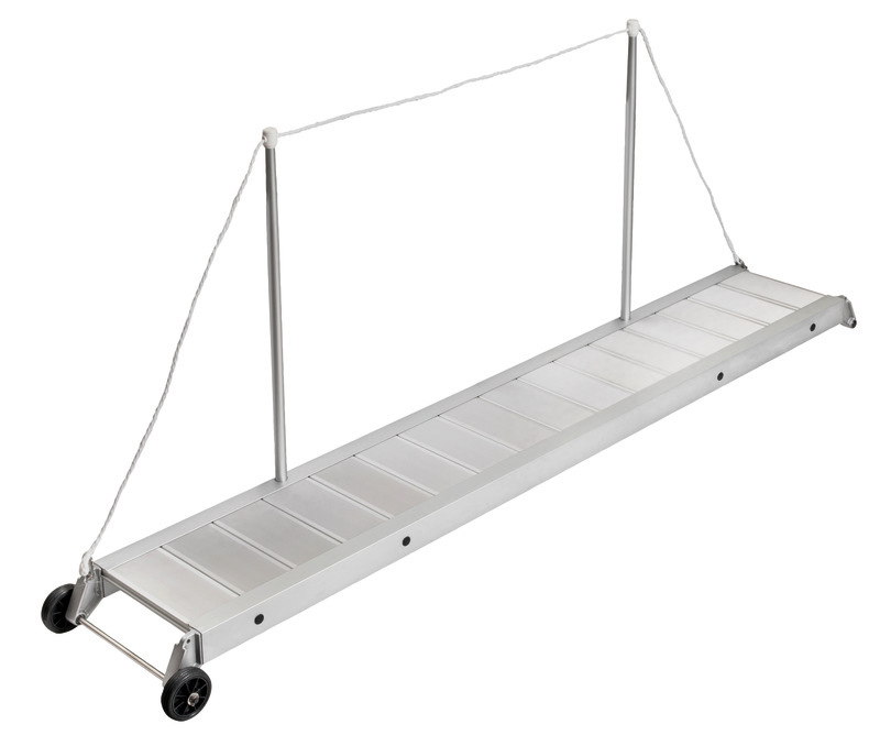 Gangway aus Aluminium mit überdimensionierten Stützen