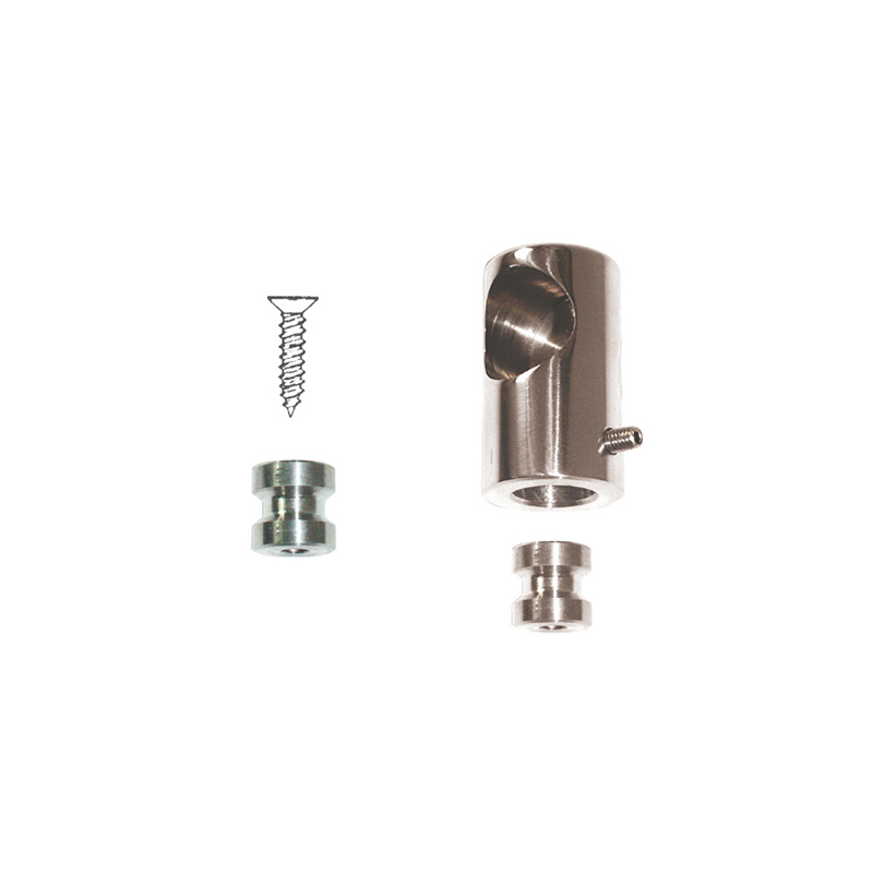 HANDLAUFSTÜTZ Inox Ø mm25