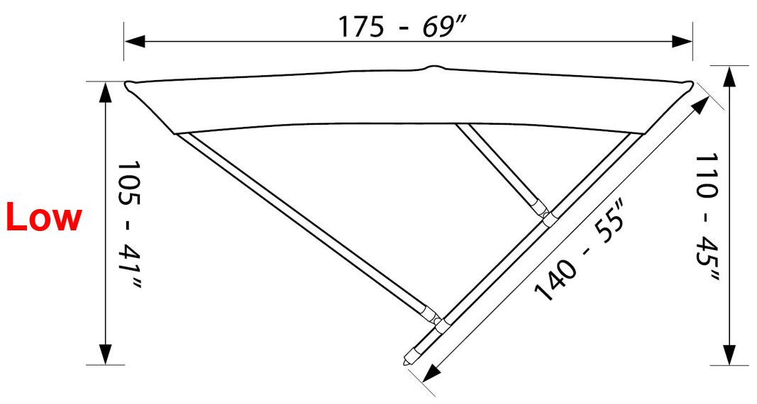 SUN-TOP BIMINI low