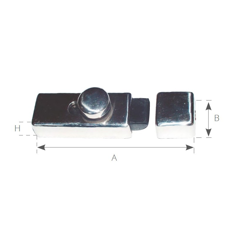 FEDERBOLZENRIEGEL Inox 316