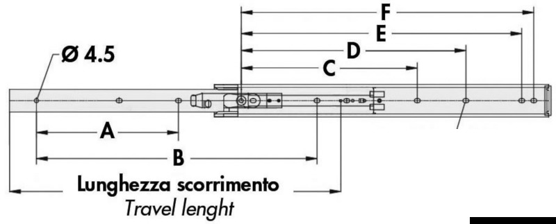 SUGATSUNE Laufschiene