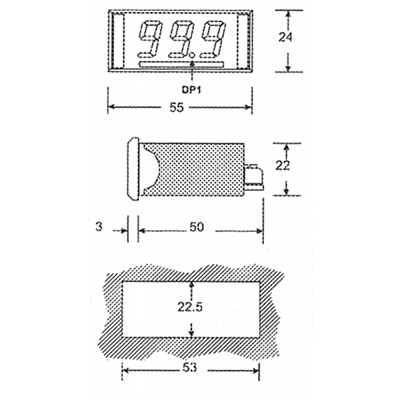 DIGITALER VOLTMETER 5401524