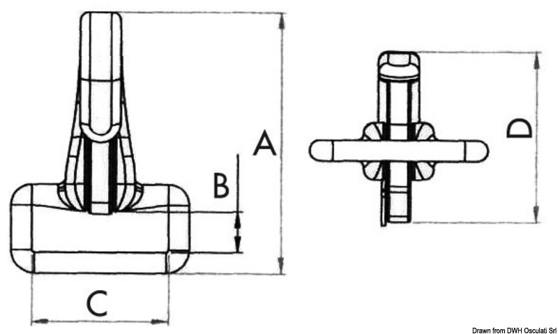 Schnappschäkel aus Edelstahl AISI316