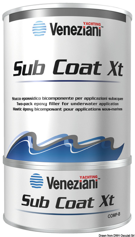 VENEZIANI Zweikomponenten-Epoxidspachtelmasse für Unterwasseranwendung