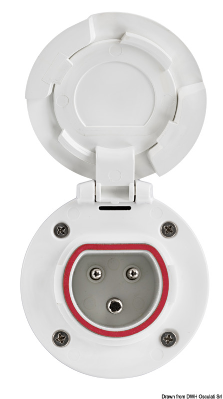Steckdose und Stecker Cruiser 16A