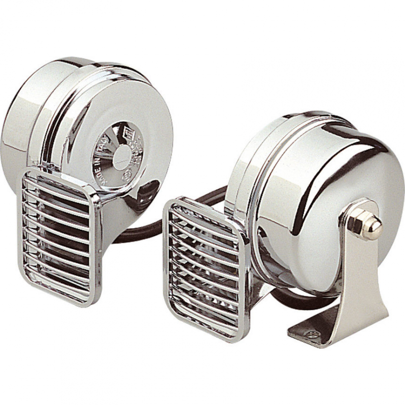 DOUBLE CHROMED HORN 12V.