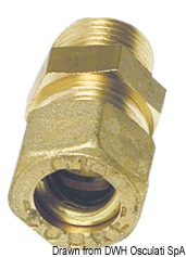 Druckanschluss für Kupferleitungen mit "O"-Ring, Außengewinde (1409)